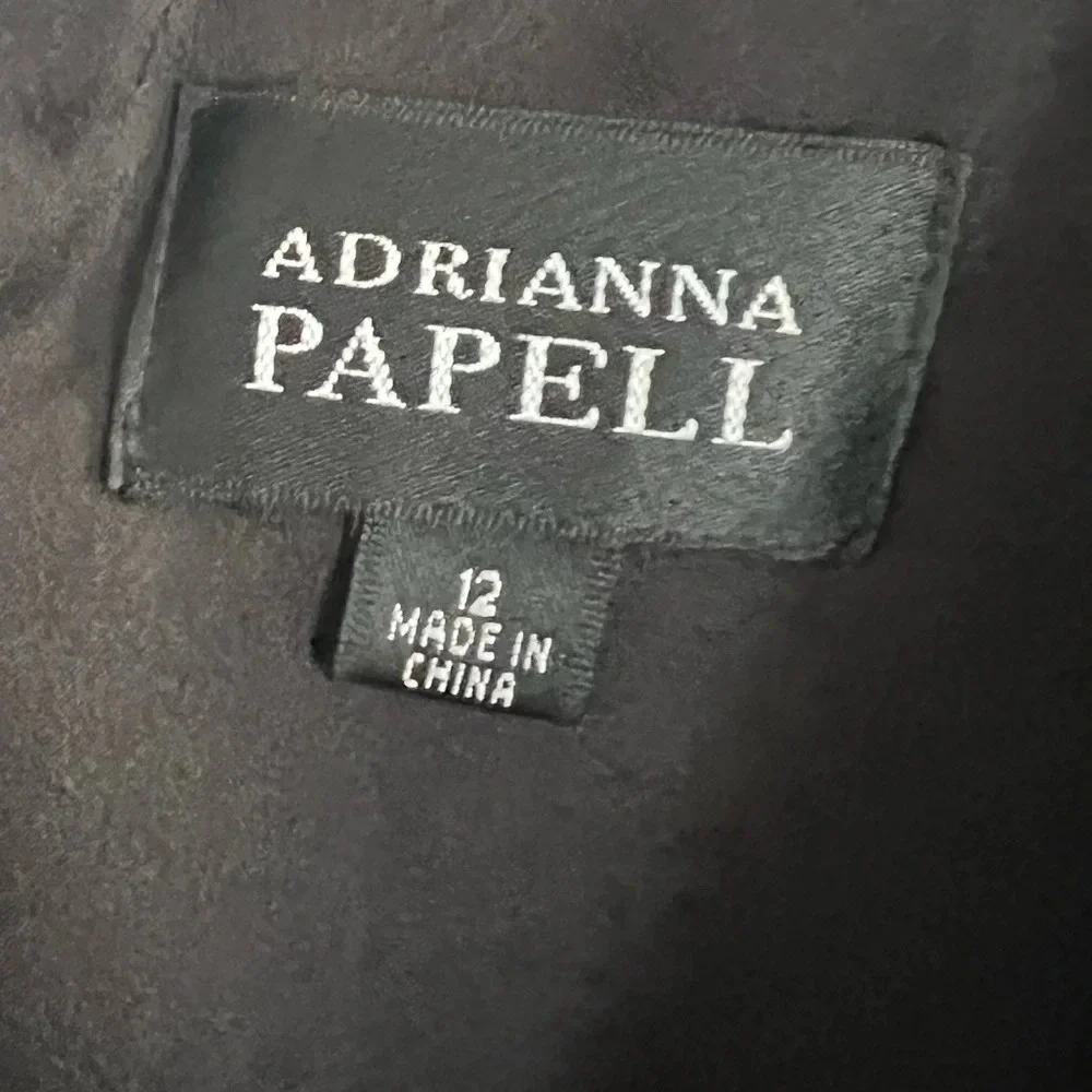 Adrianna Papell Black Lace Dress